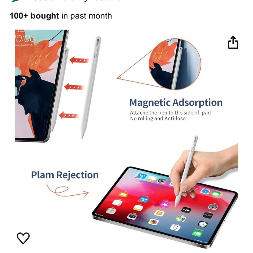 Yebos stylus pen for Apple iPad NEW